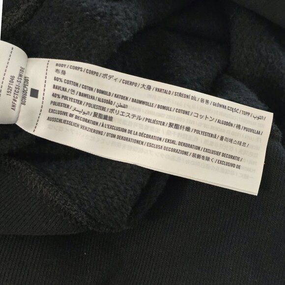 Abercrombie & Fitch Black Cropped London Sweatshirt XS - Picture 4 of 4